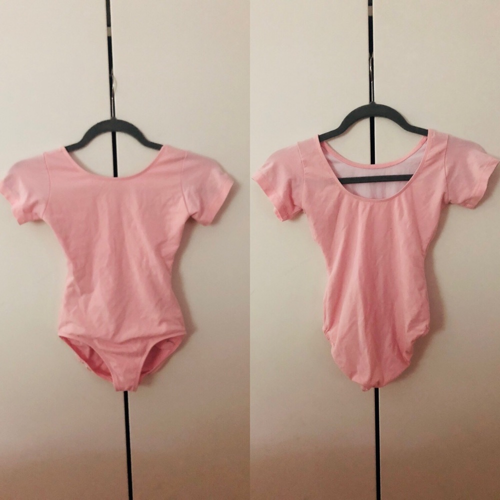 🌸GIRLS SHORT SLEEVE LEOTARD BALLET (BUNDLE)